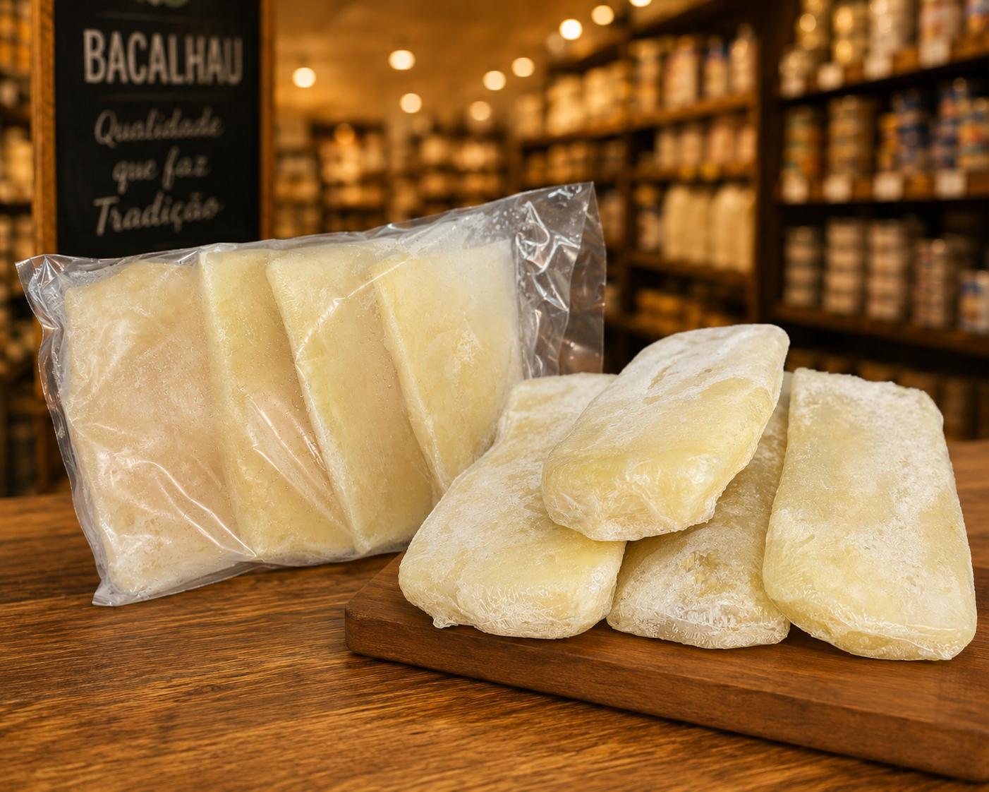 Filé Gadus Morhua Dessalgado s/pele  e s/espinha 800g