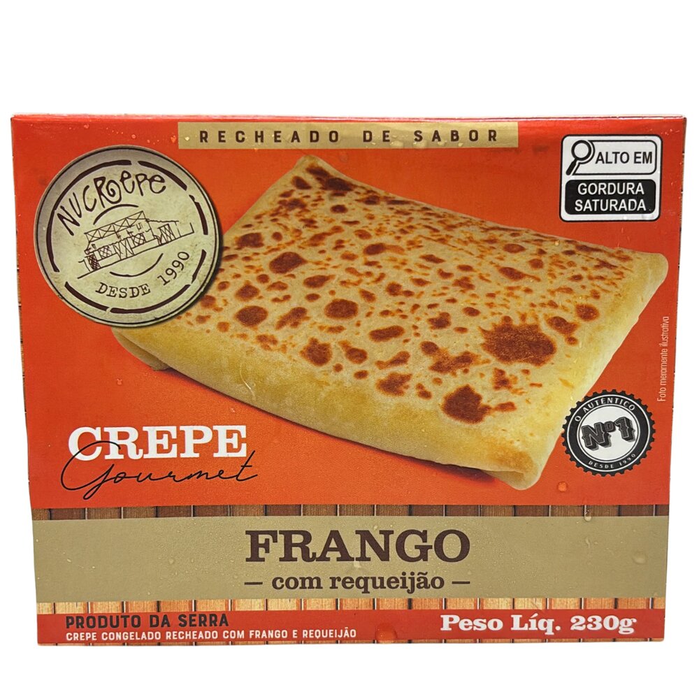 Crepe Frango com Requeijão